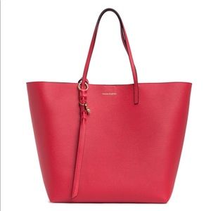 Alexander McQueen skull leather shopper tote